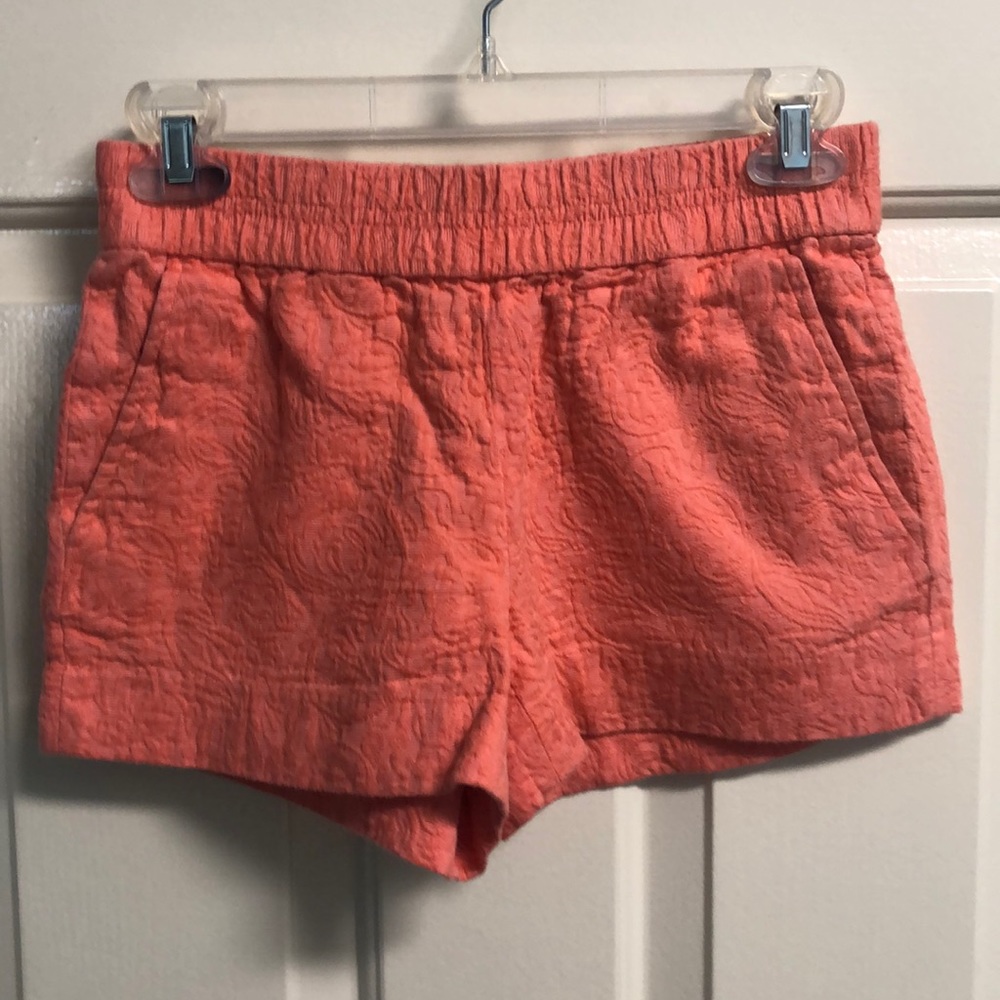 Coral J Crew 00 shorts